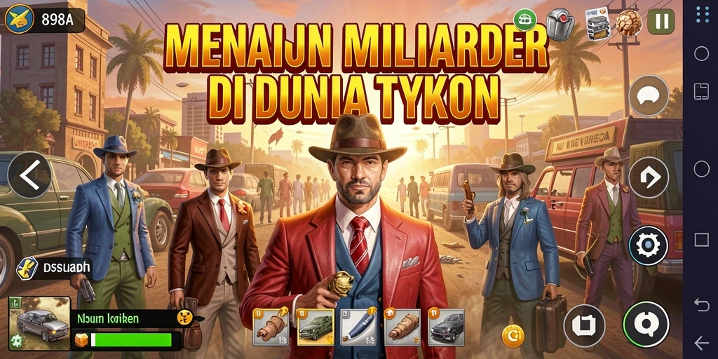 Screenshot gameplay <strong>898A</strong> menampilkan aksi manajerial yang seru.