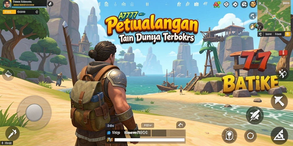 Gameplay A7777 yang menampilkan dunia terbuka yang imersif dan menakjubkan.