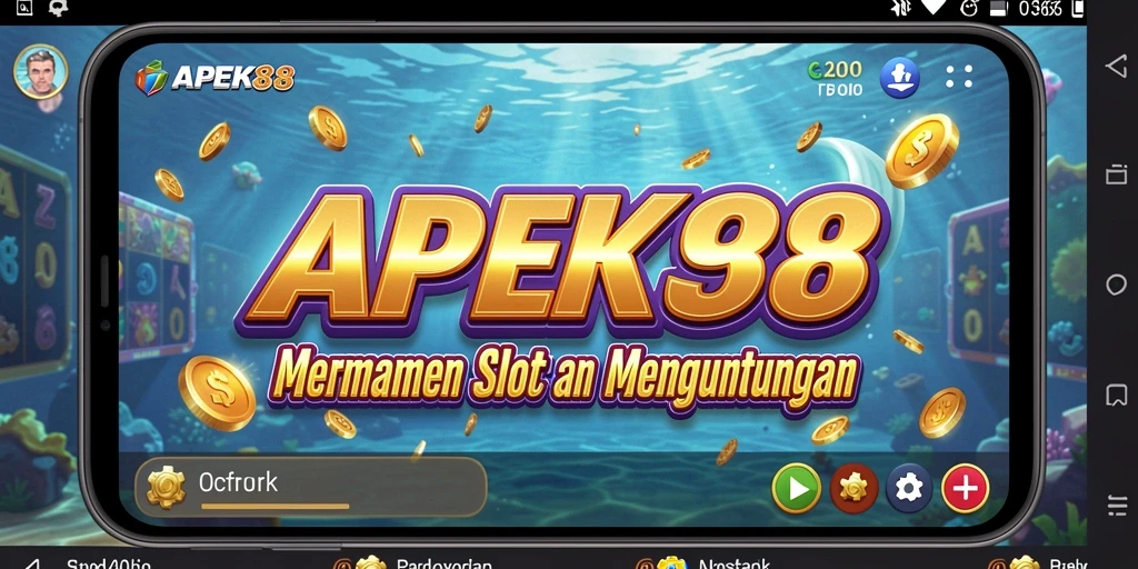 Tampilan menarik dari gameplay APEK88 dengan mesin slot yang beragam.