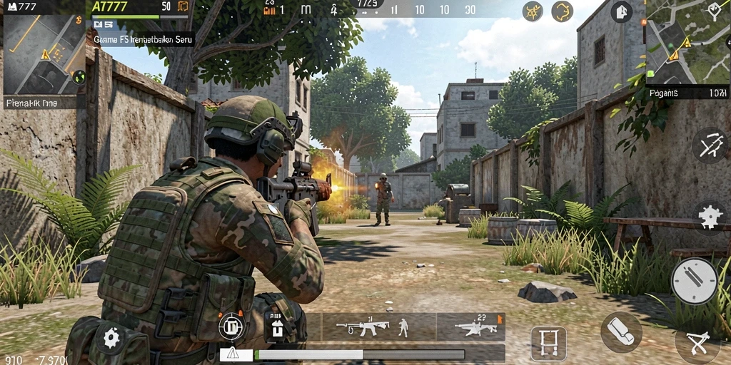Tampilan menakjubkan dari gameplay AT777 yang menegangkan.