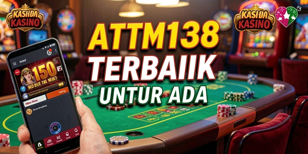 Tampilan gameplay ATM138 yang seru dan menarik dalam suasana Kasino.