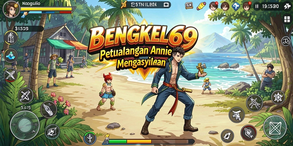Tampilan gameplay BENGKEL69 yang penuh warna dan menarik.