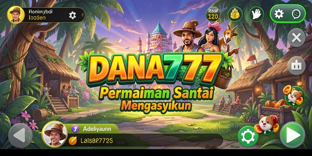 Tampilan gameplay DANA777 yang seru dan menghibur.