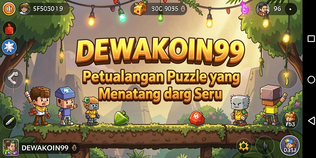 Gameplay menarik DEWAKOIN99 dengan tantangan Puzzle yang menyenangkan.