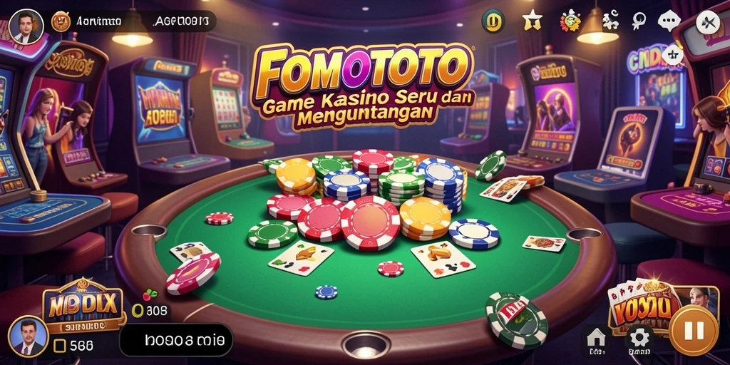 Screenshot gameplay seru FOMOTOTO di kasino online.