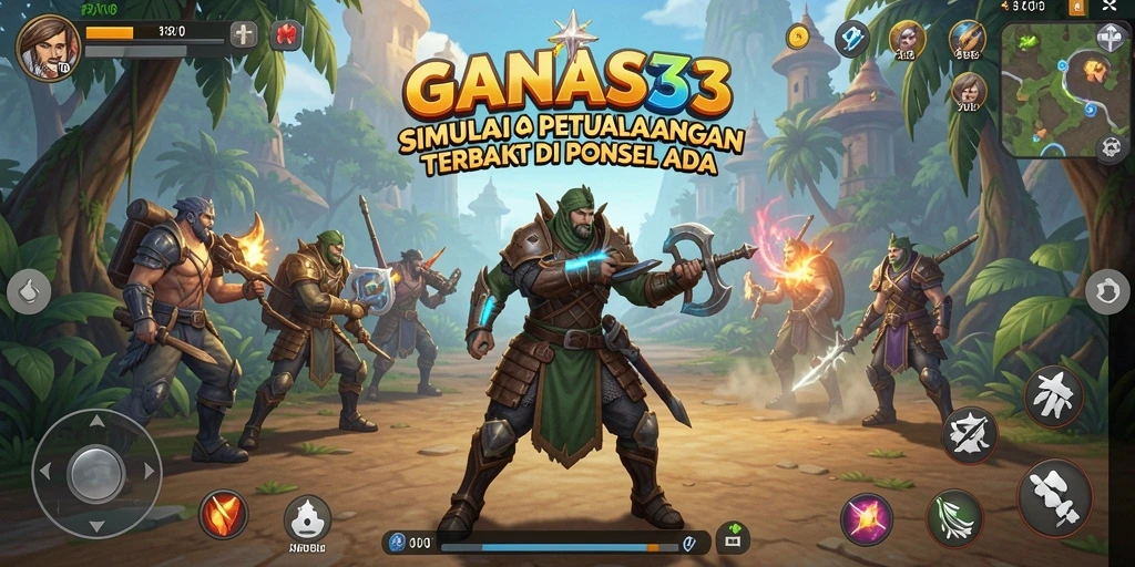 Screenshot menampilkan gameplay GANAS33 yang seru dan interaktif.