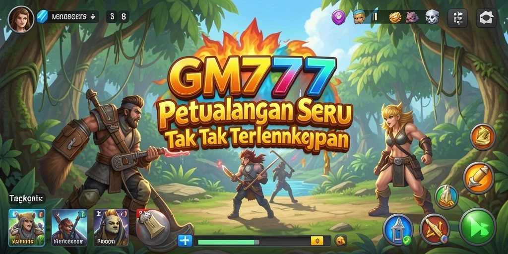 Gameplay GM777 yang seru dan penuh tantangan dalam dunia petualangan.