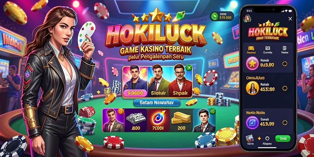 Tampilan gameplay menarik dan seru di HOKILUCK.