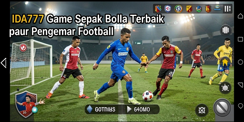 Tampilan gameplay realistis dan seru dari IDA777.