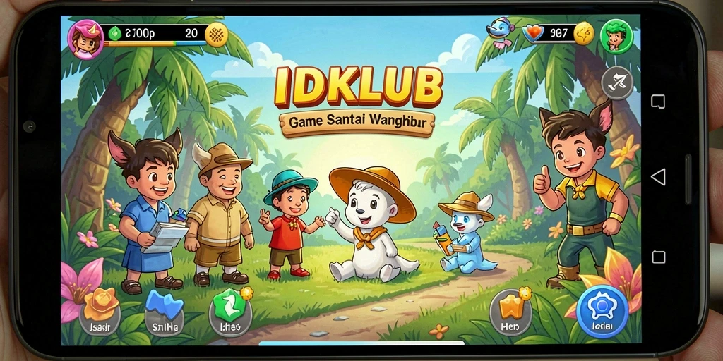 Screenshot gameplay IDKLUB yang menampilkan keasyikan bermain.