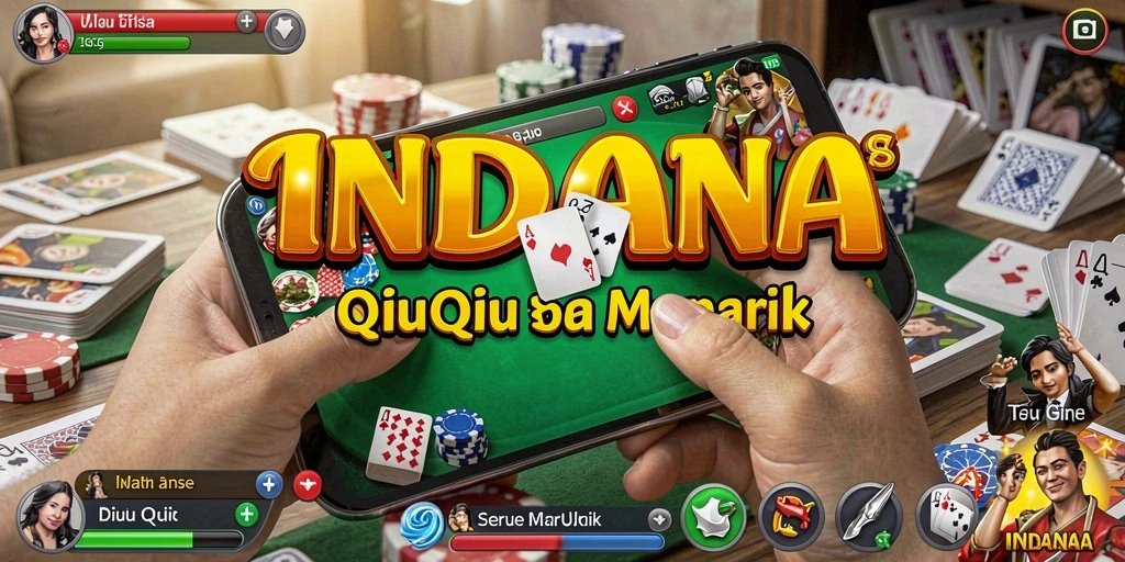 Tampilan gameplay QiuQiu yang seru dan mengasyikkan.