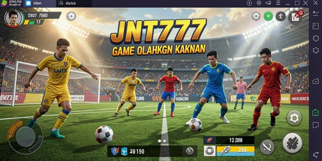 Tampilan gameplay seru dari JNT777 dalam olahraga kompetitif.
