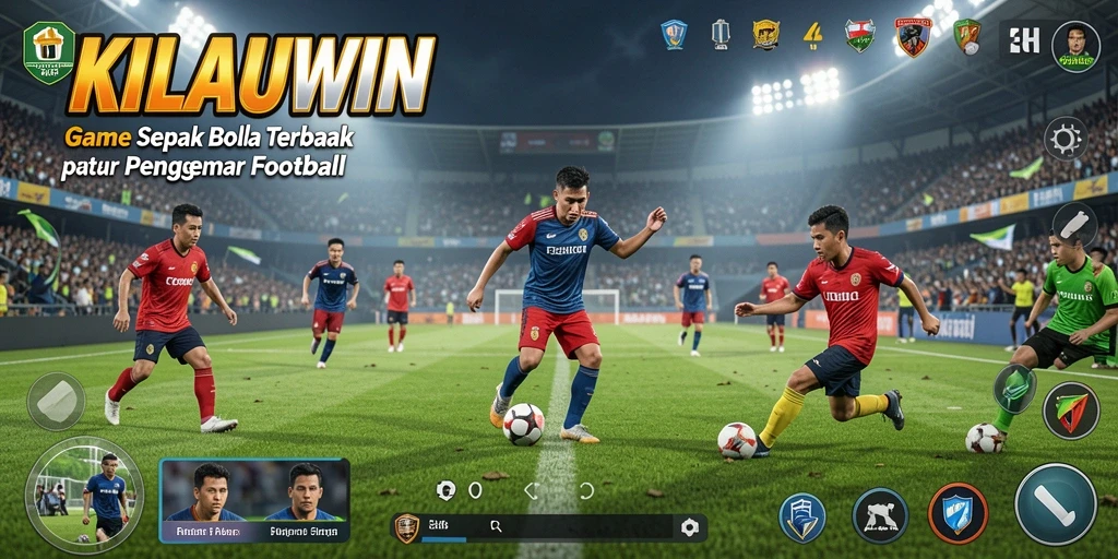 Tampilan luar biasa dari gameplay KILAUWIN dalam pertandingan sepak bola.