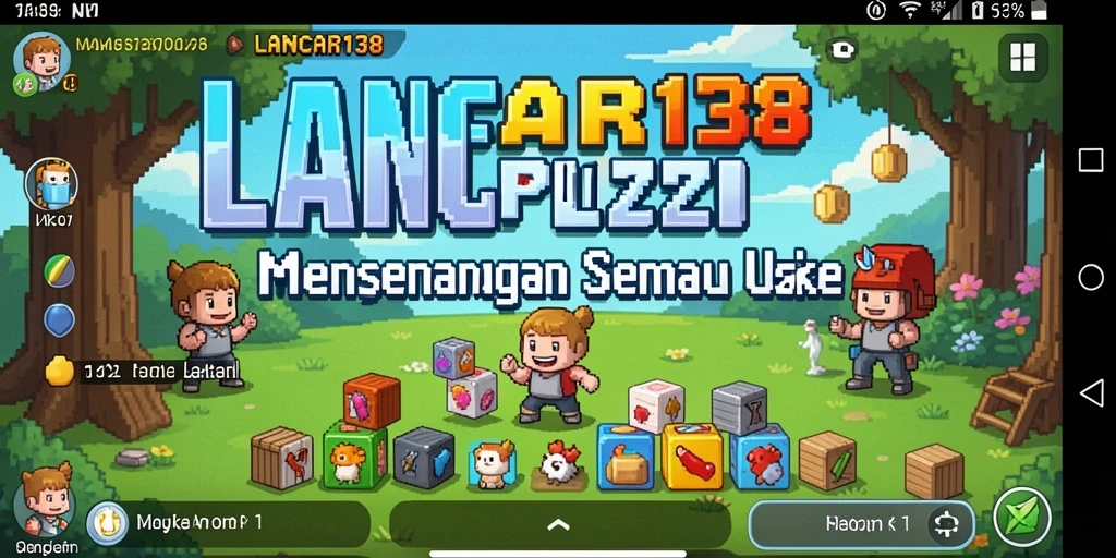 Gameplay LANCAR138 yang menarik dengan puzzle yang penuh warna.