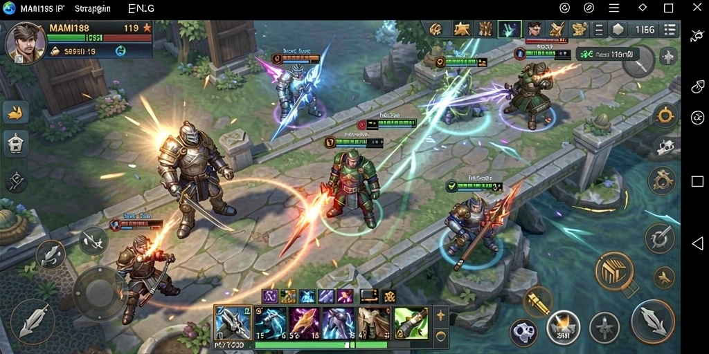 Tampilan gameplay menarik dari MAMI188 yang menampilkan strategi SLG.