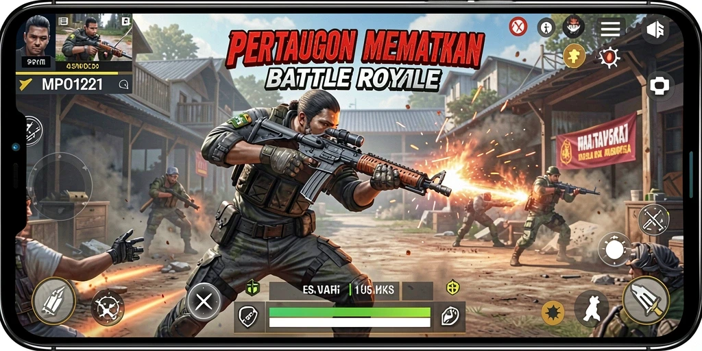Tampilan seru gameplay MPO1221 yang penuh aksi.