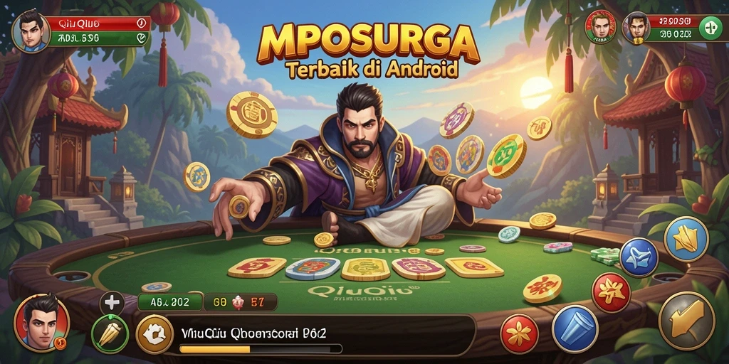 Tampilan gameplay seru dalam MPOSURGA yang menampilkan QiuQiu.