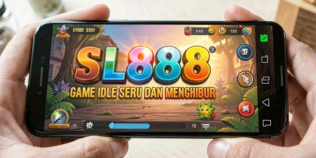 Tangkapan layar gameplay SL888 menunjukkan momen seru saat mengelola sumber daya dalam game Idle.