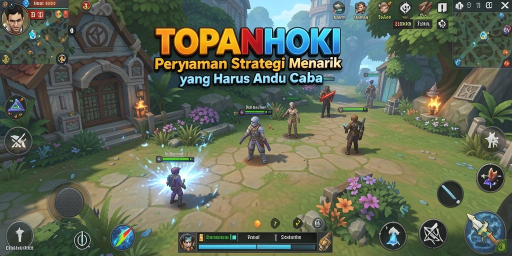 Tampilan gameplay seru dan strategis dari TOPANHOKI.