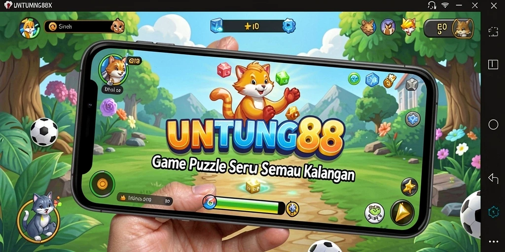 Screenshot UNTUNG88 yang menampilkan gameplay Puzzle menarik.