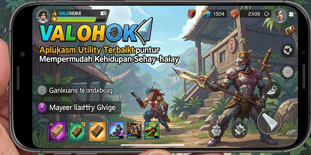 Tampilan utama VALOHOKI yang intuitif dan mudah digunakan.