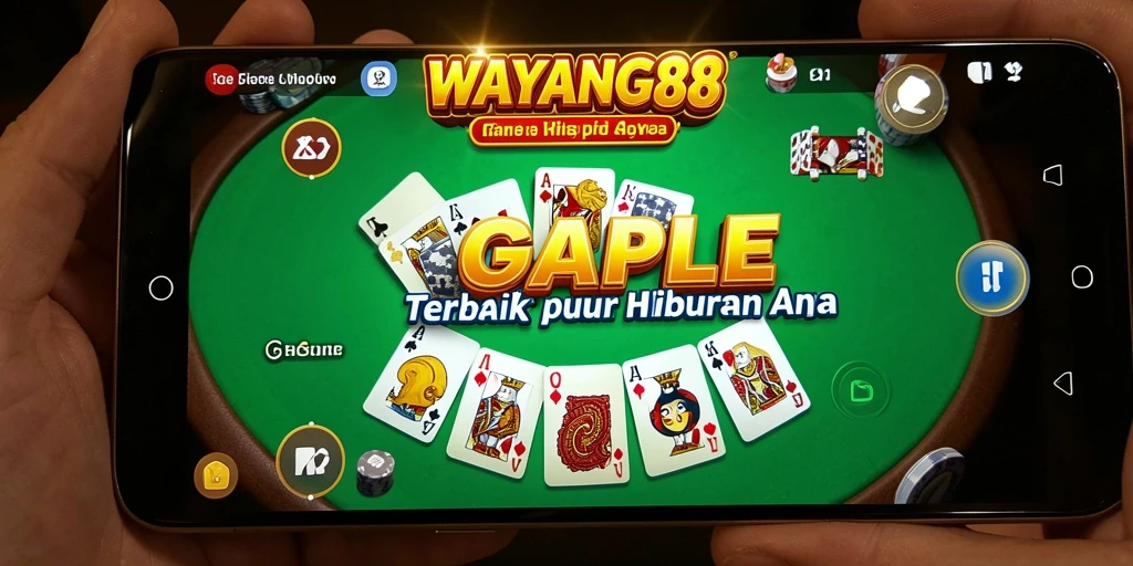 Tampilan gameplay Gaple yang seru dan interaktif.