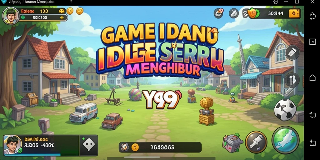 Tampilan gameplay Y89 yang menarik dan seru dalam genre Idle.